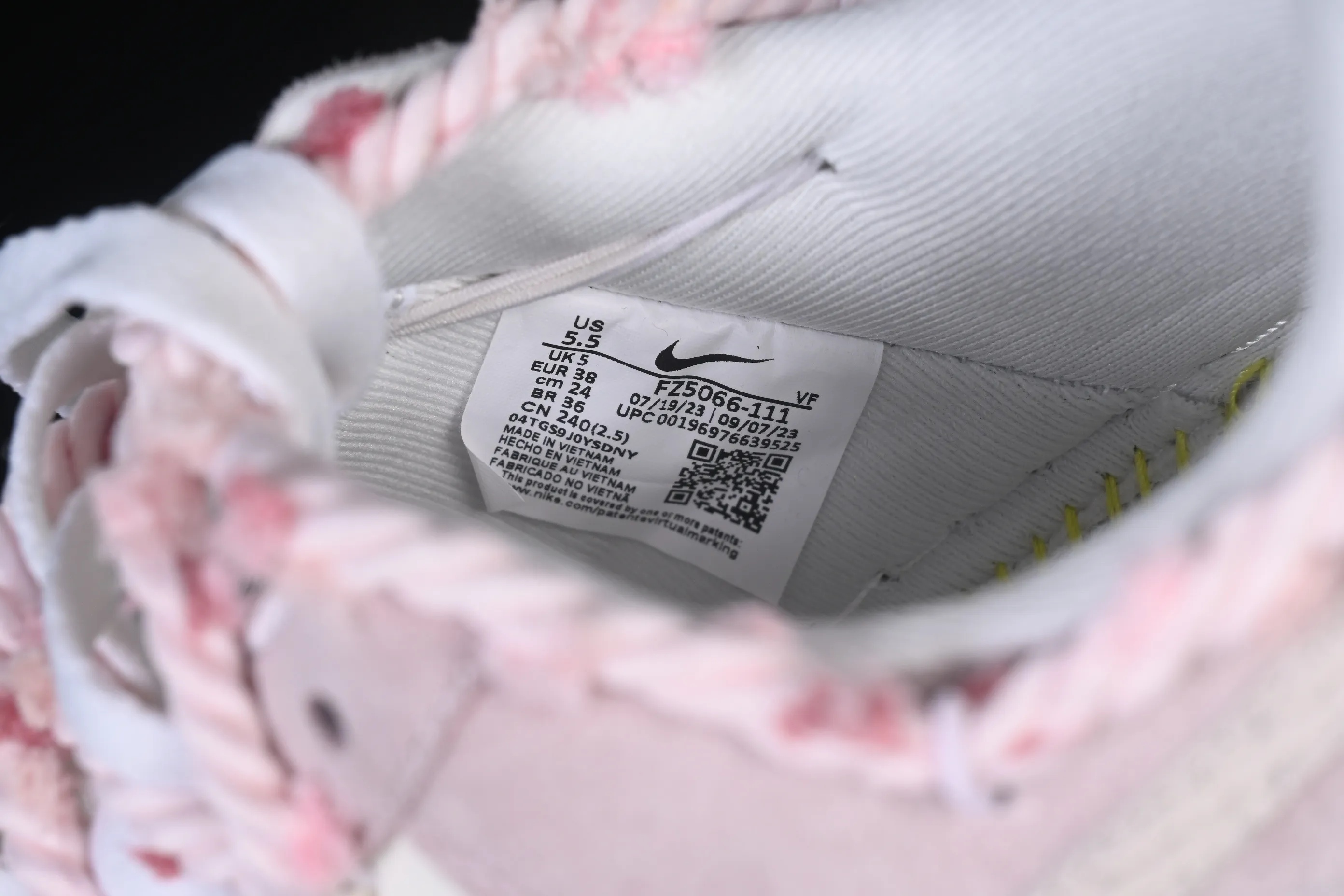 All categories Nk Air Force 1 Air Force series Nk Air Force 1 Low Air Force low-top Nike Air Force 1'07 Low Taro paste confession Air Force 1 low-top casual sneakers FA5066-111
